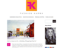 Tablet Screenshot of fashion-karma.com